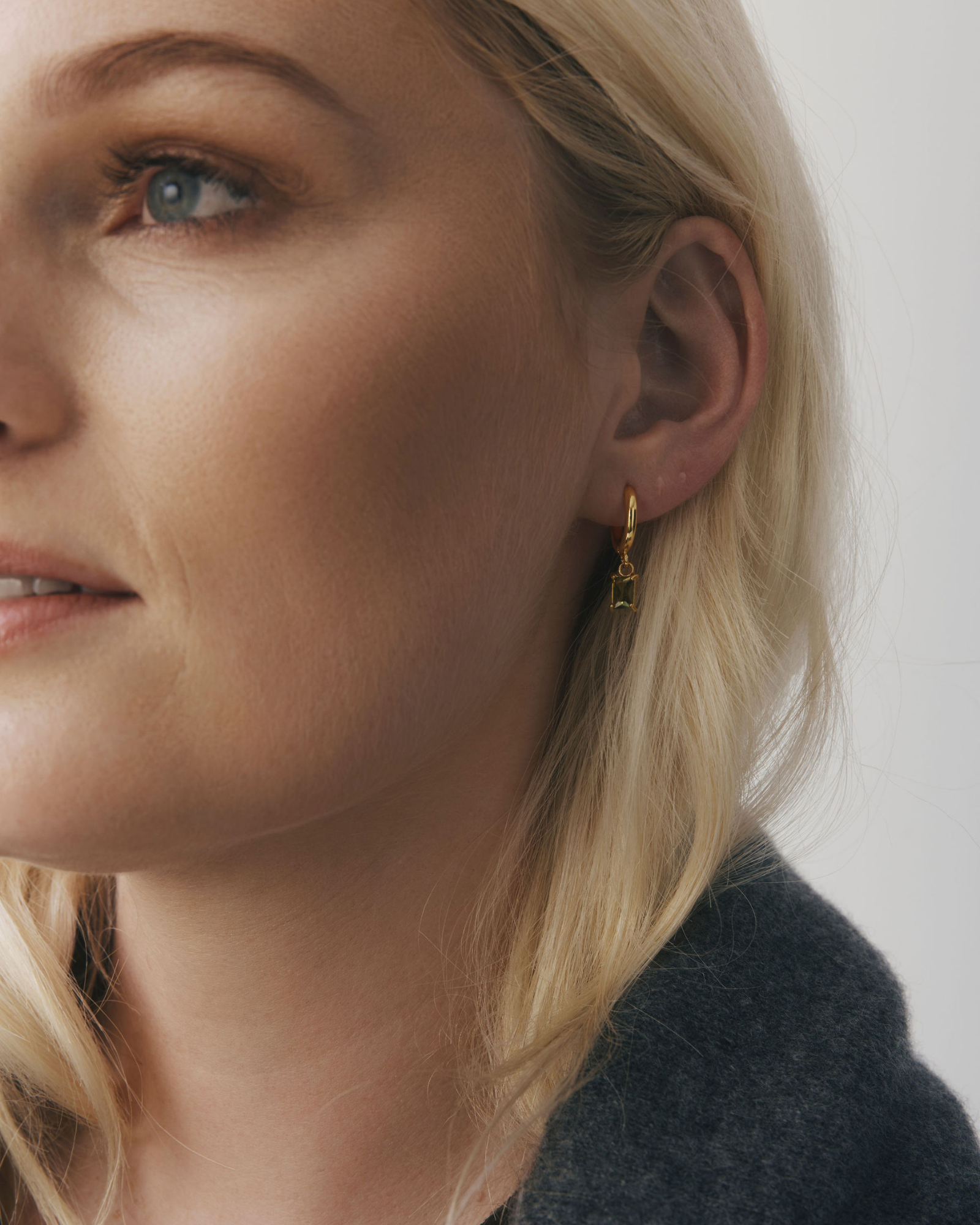Arina Earrings - Olive Green