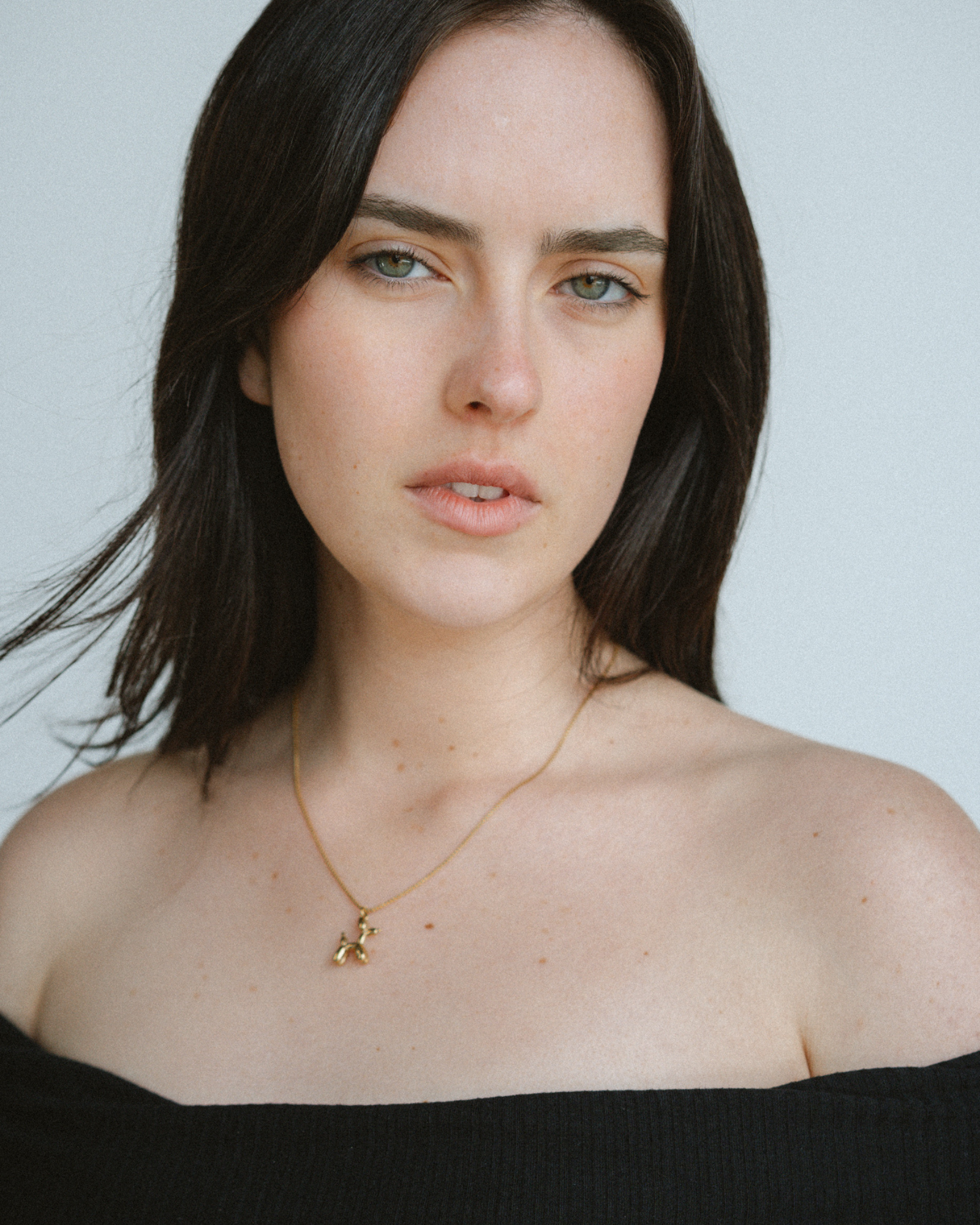 Balloon Dog Necklace - Gold