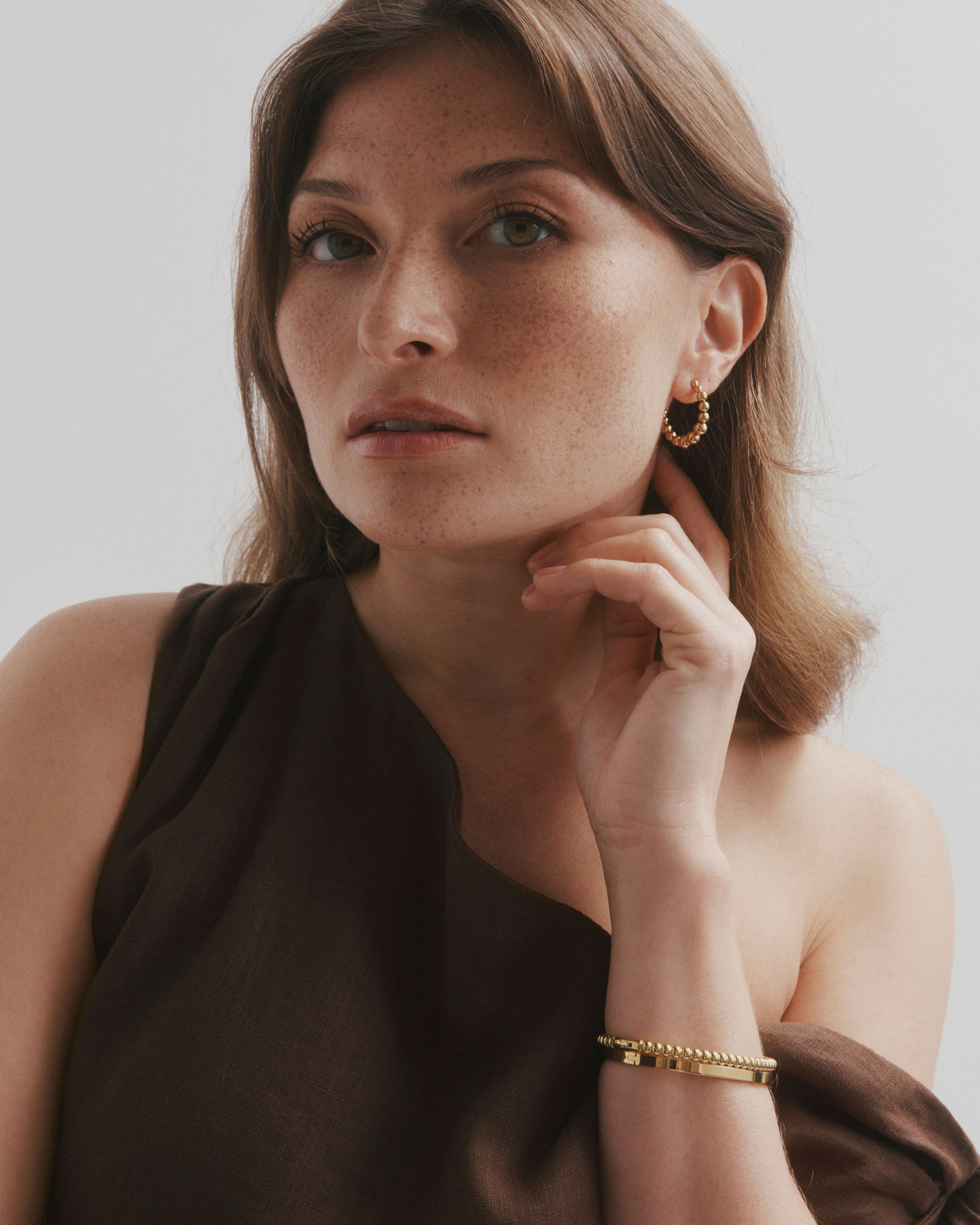 Bubble Hoops - Gold
