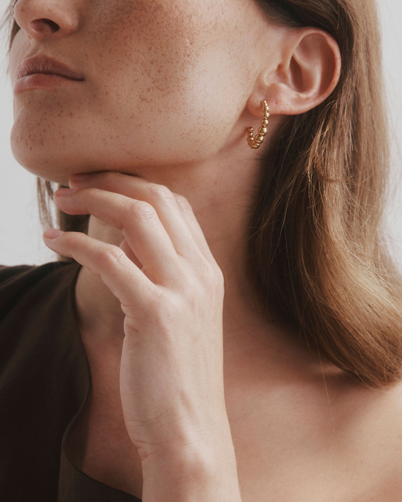 Bubble Hoops - Gold