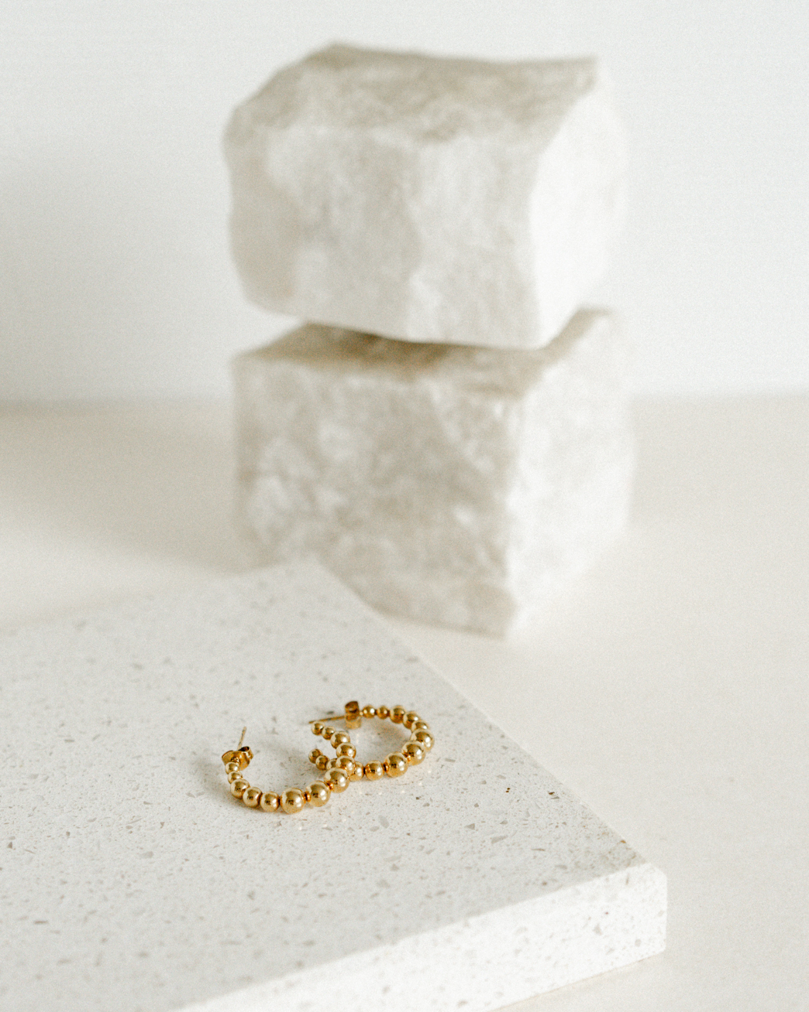 Bubble Hoops - Gold