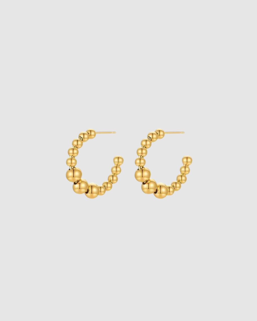 Bubble Hoops - Gold