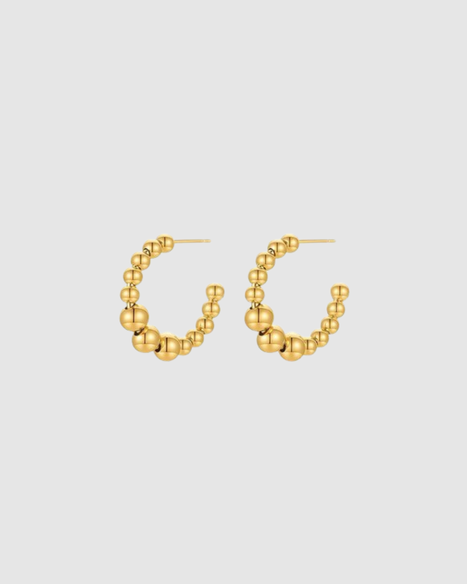 Bubble Hoops - Gold
