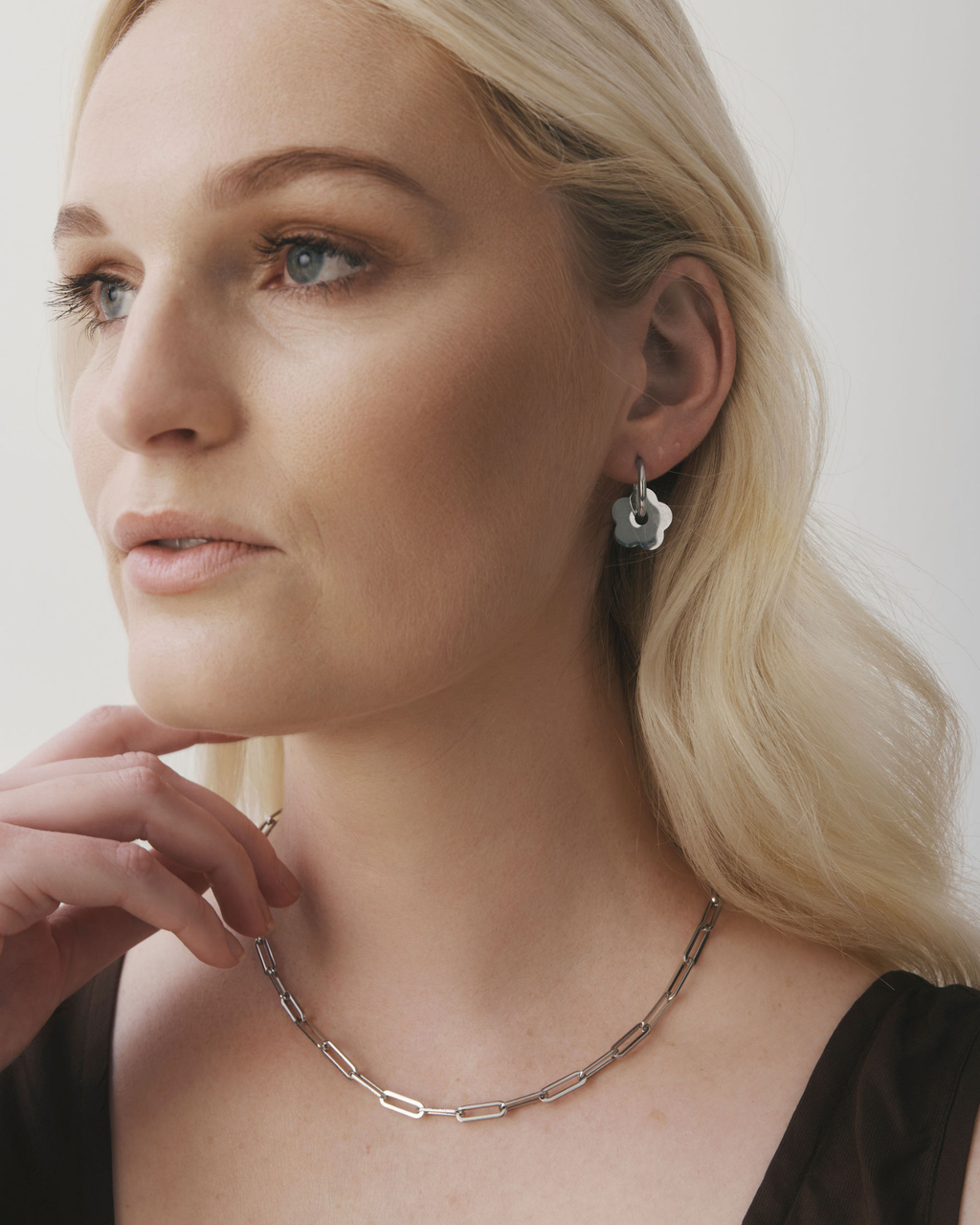 Daisy Earrings - Silver