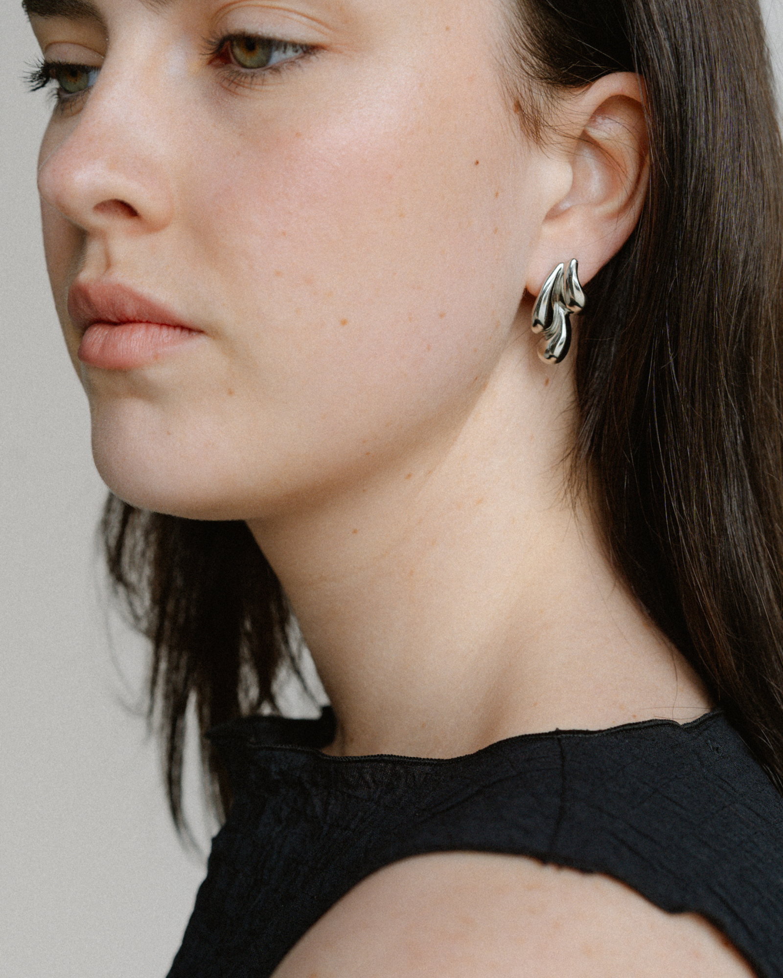 Droplet Earrings - Silver