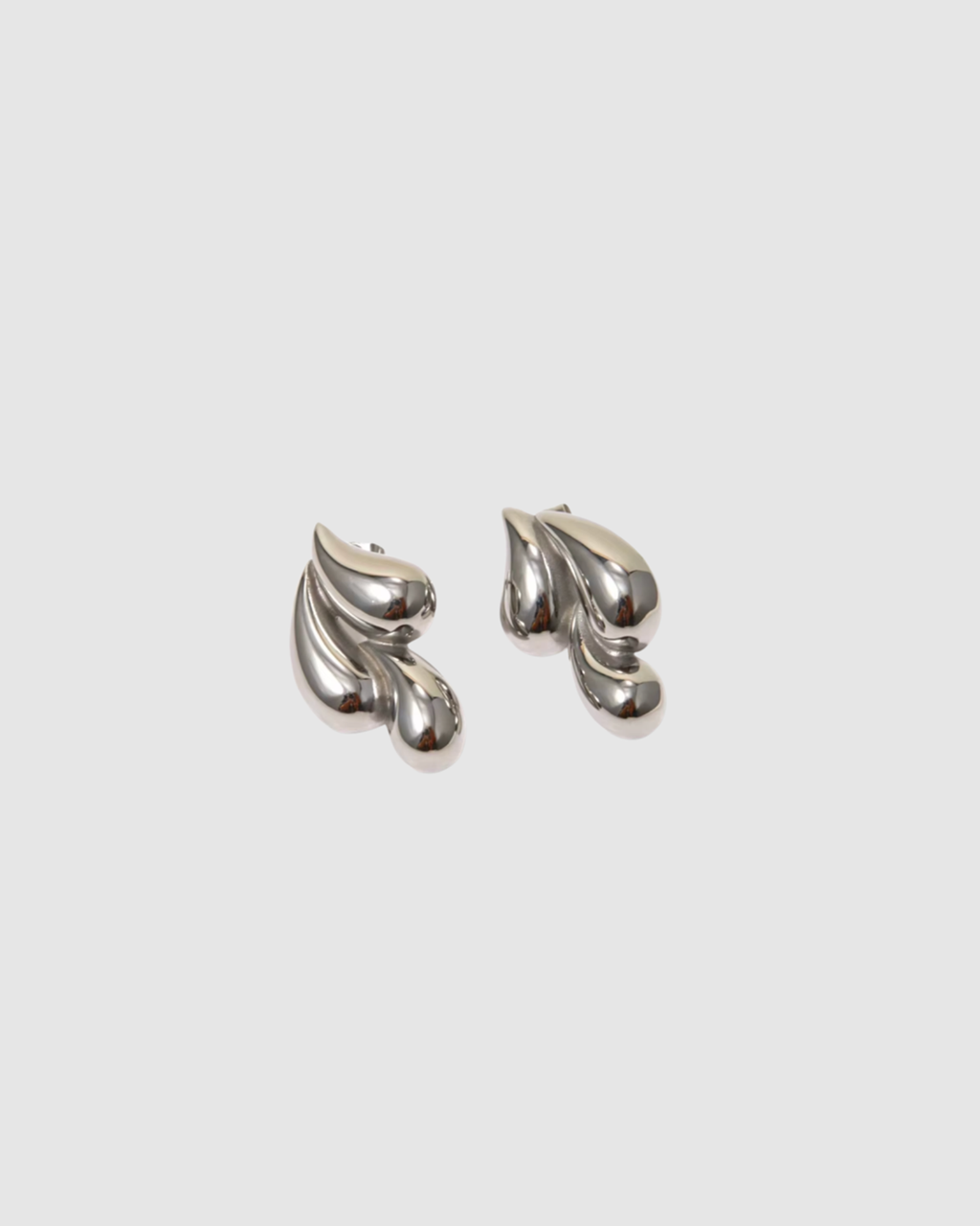 Droplet Earrings - Silver