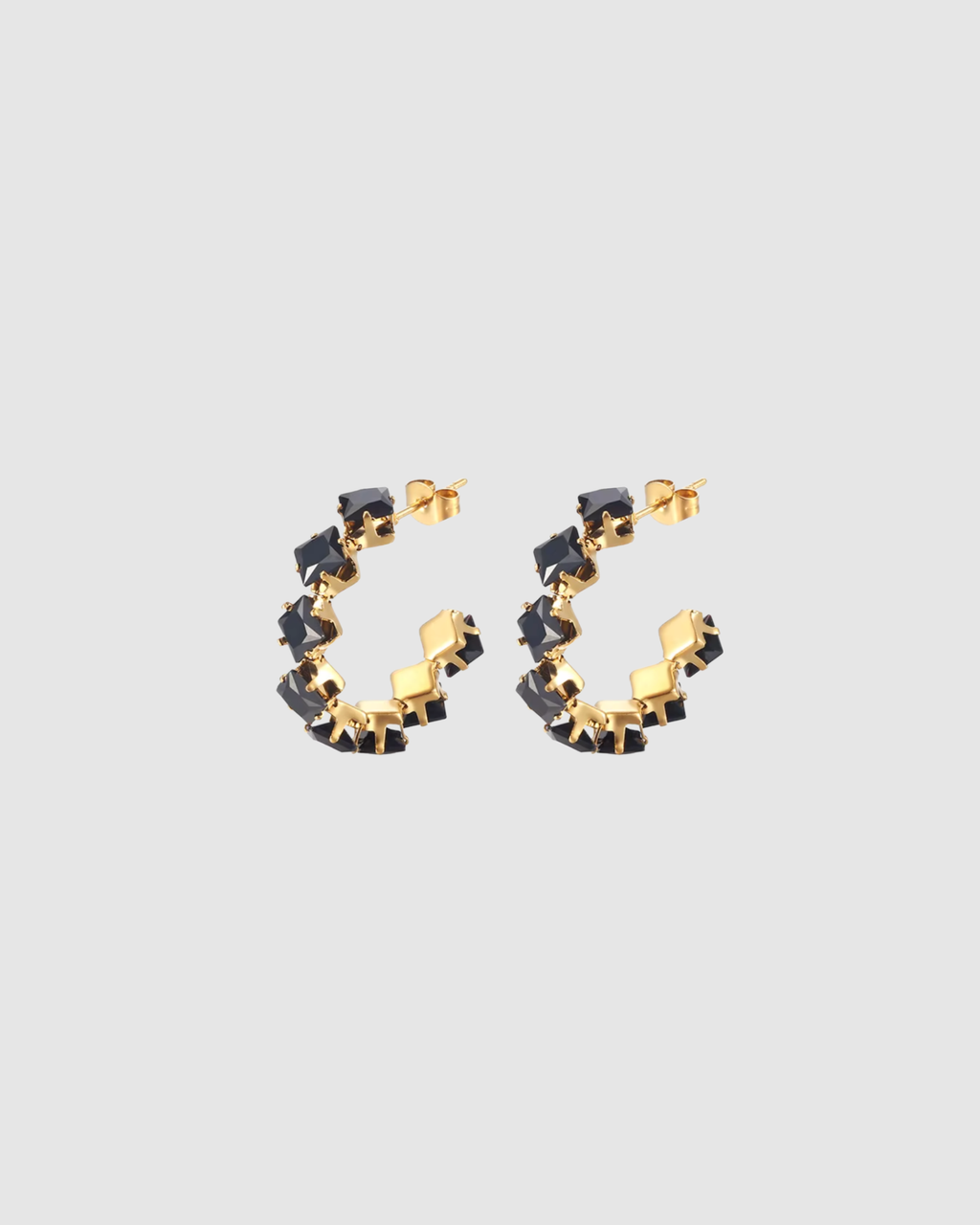 Freya Hoops - Black