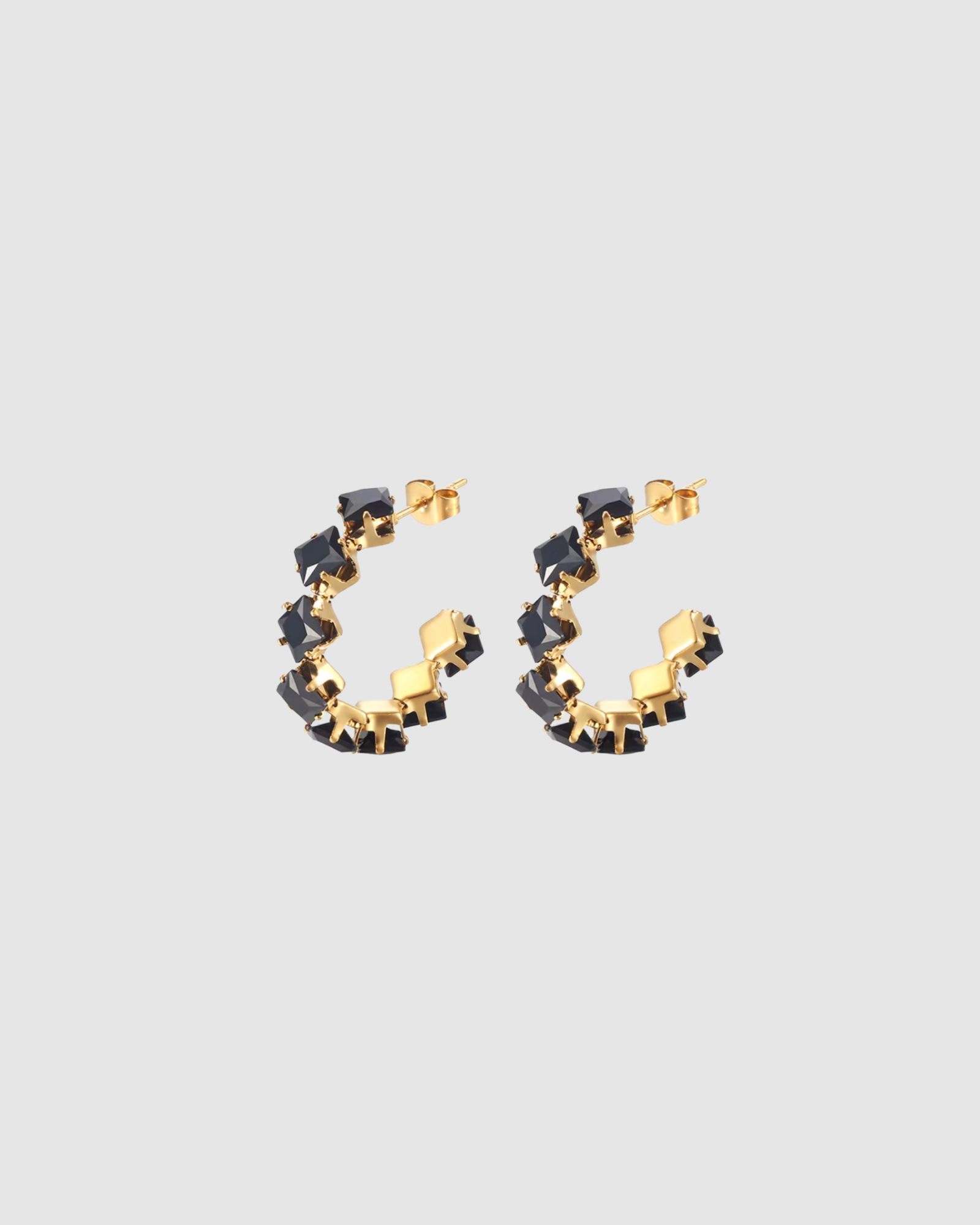 Freya Hoops - Black