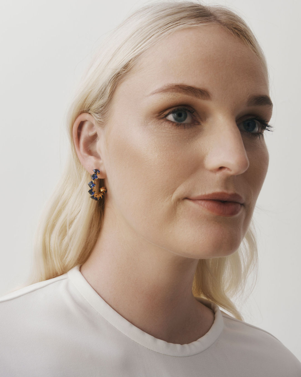Freya Hoops - Blue