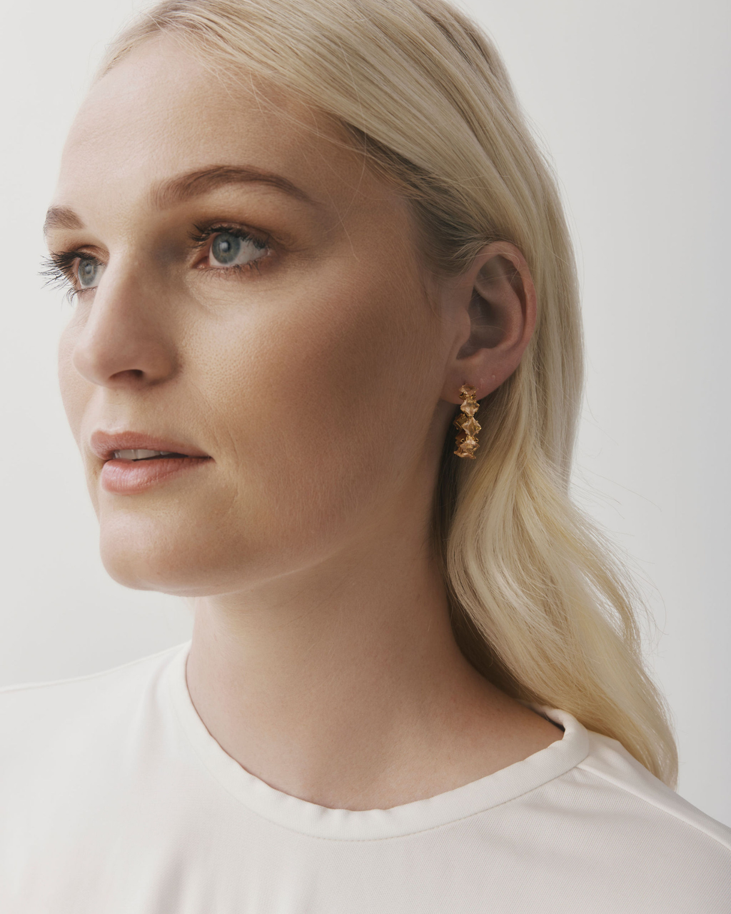 Freya Hoops - Blush