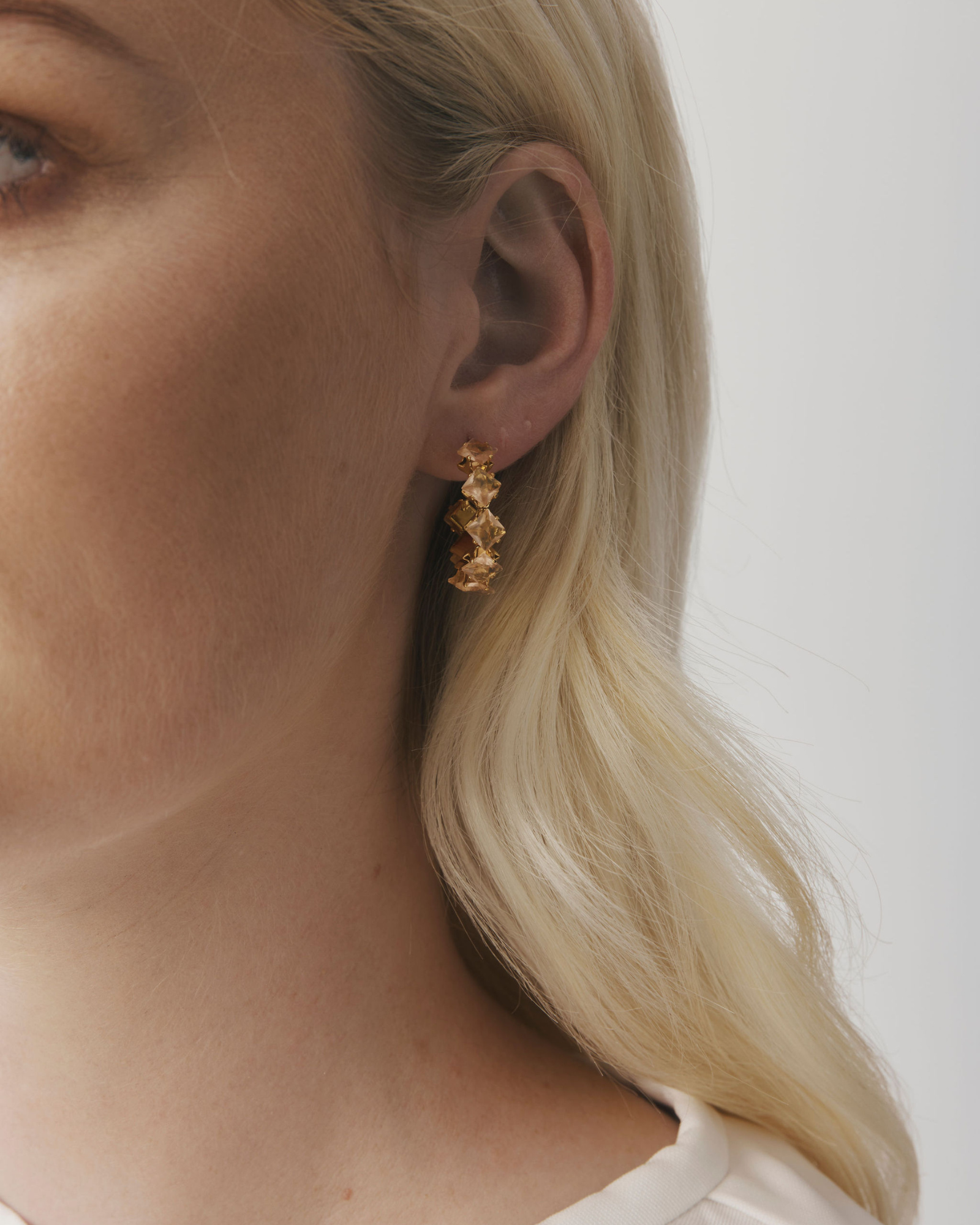 Freya Hoops - Blush