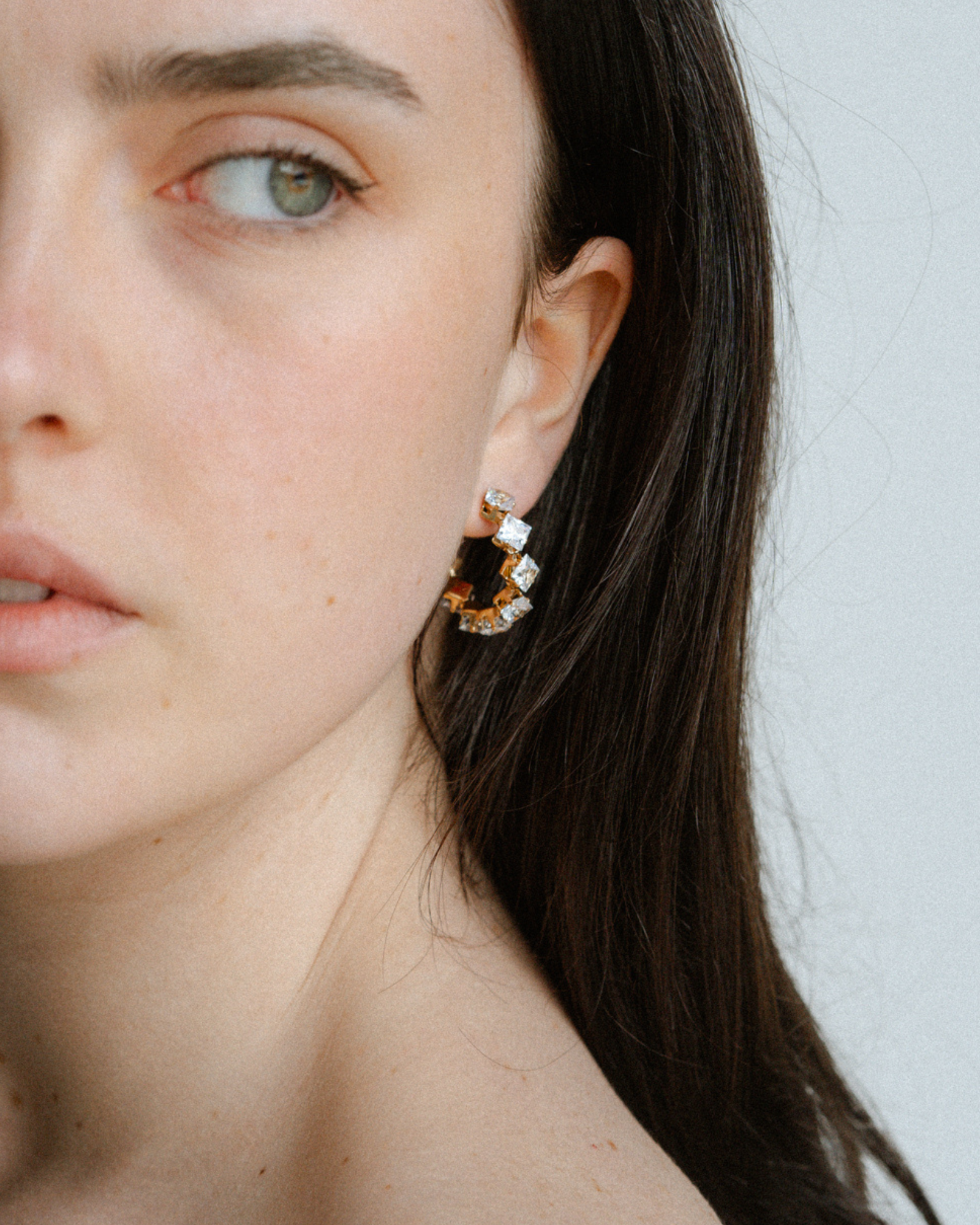 Freya Hoops - Diamante