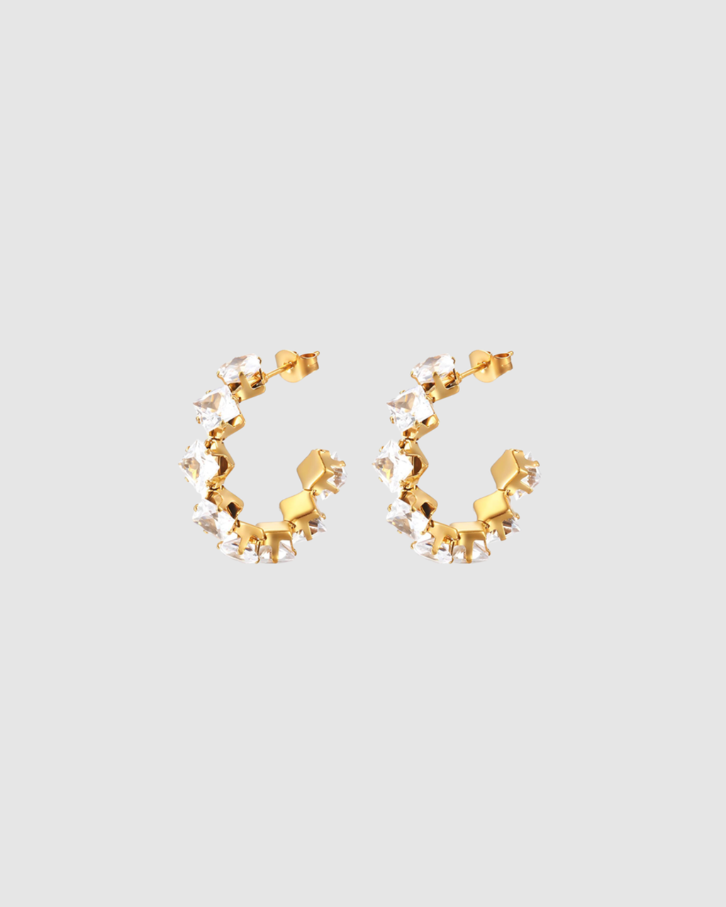 Freya Hoops - Diamante
