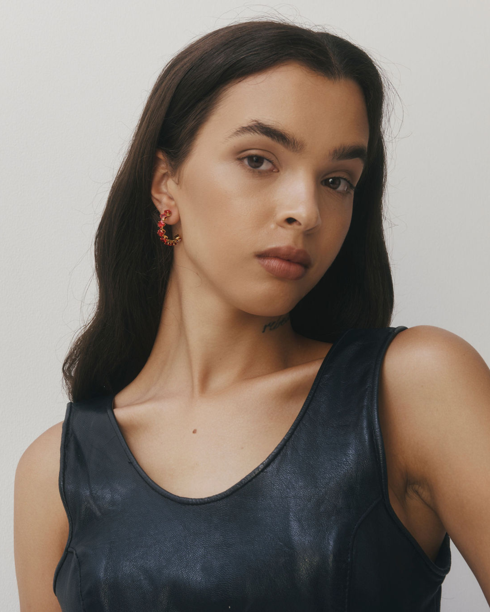 Freya Hoops - Red