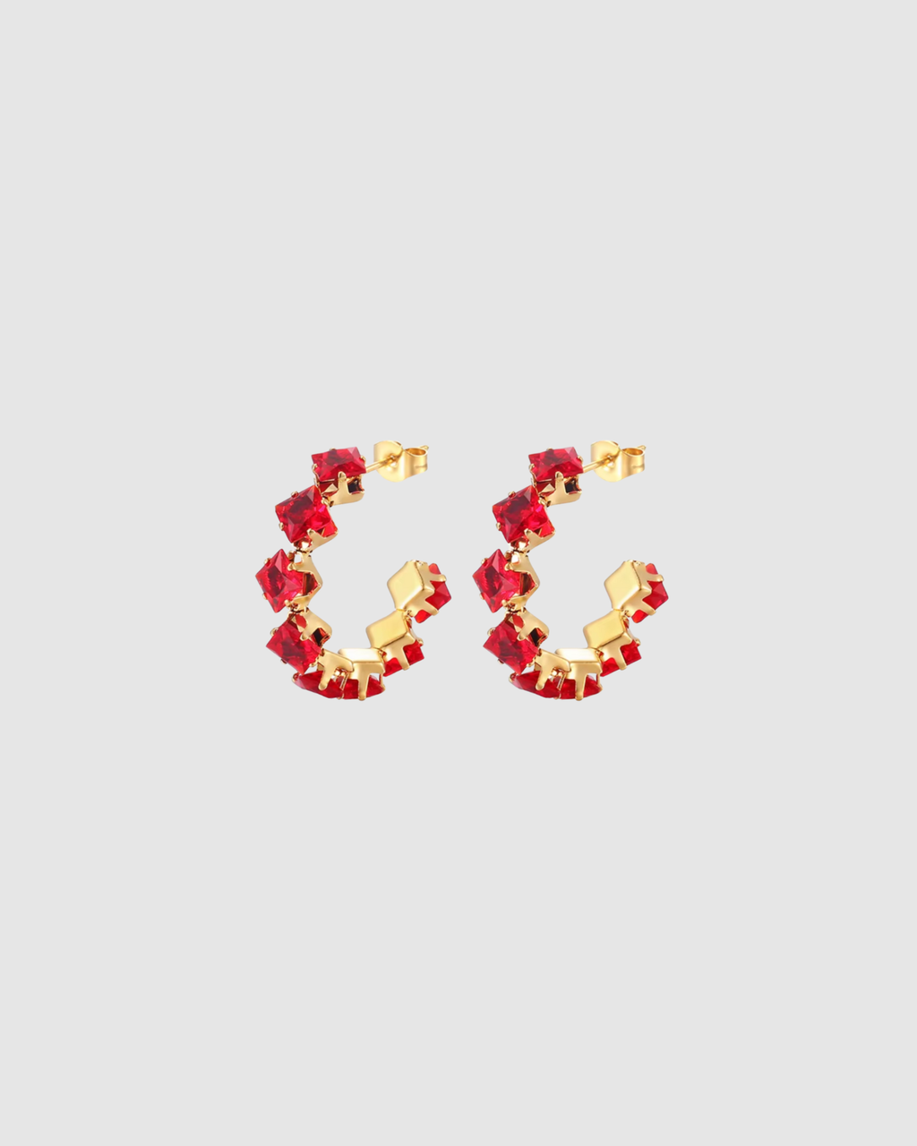 Freya Hoops - Red