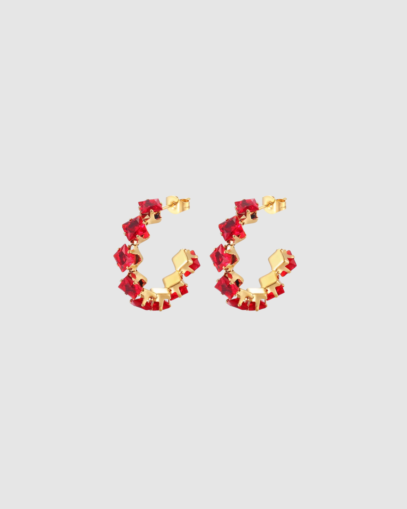 Freya Hoops - Red