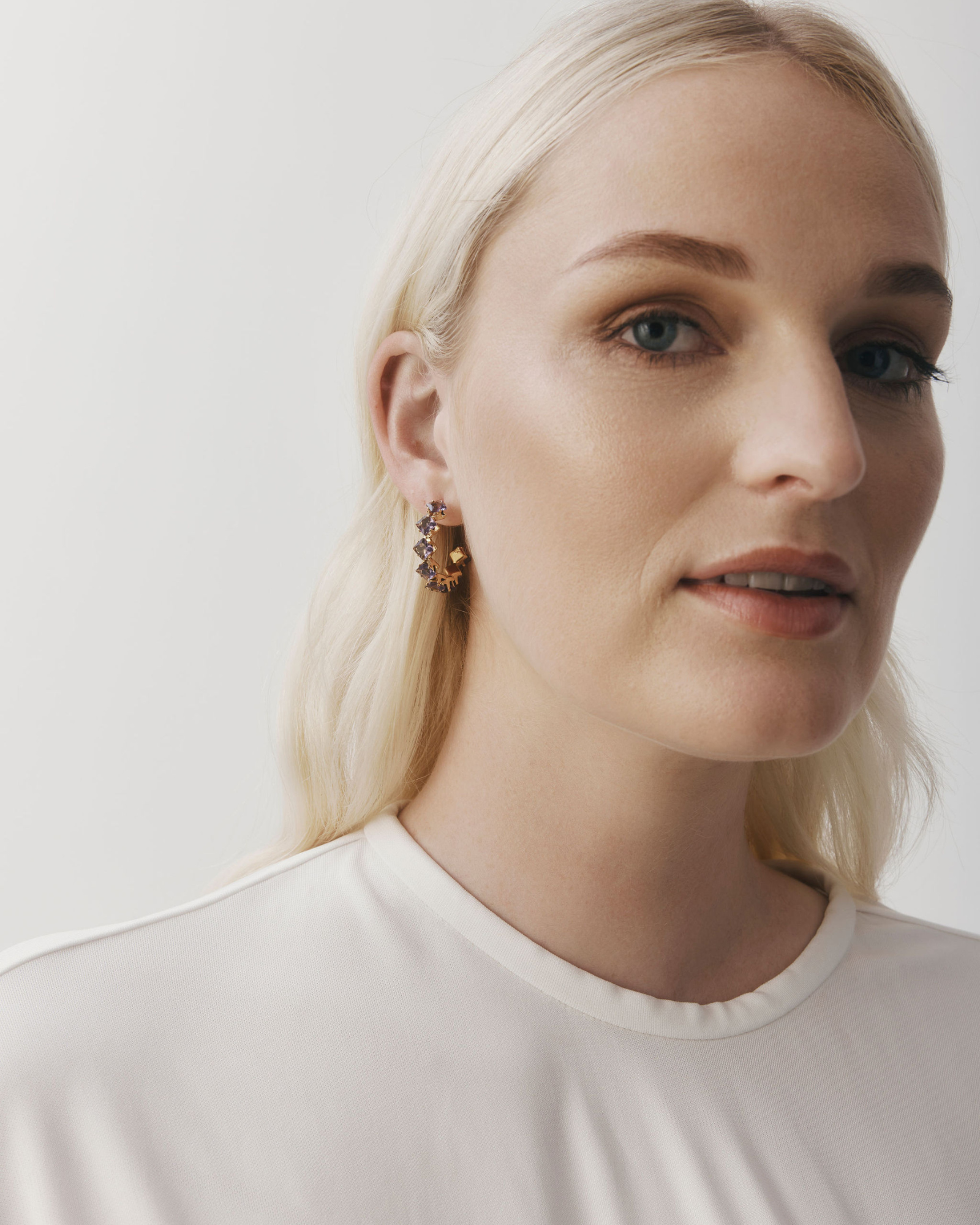 Freya Hoops - Purple