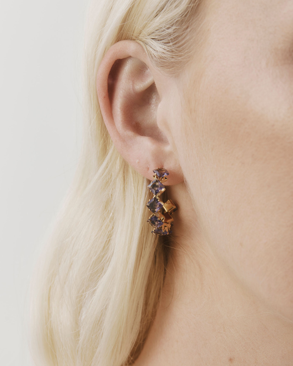 Freya Hoops - Purple