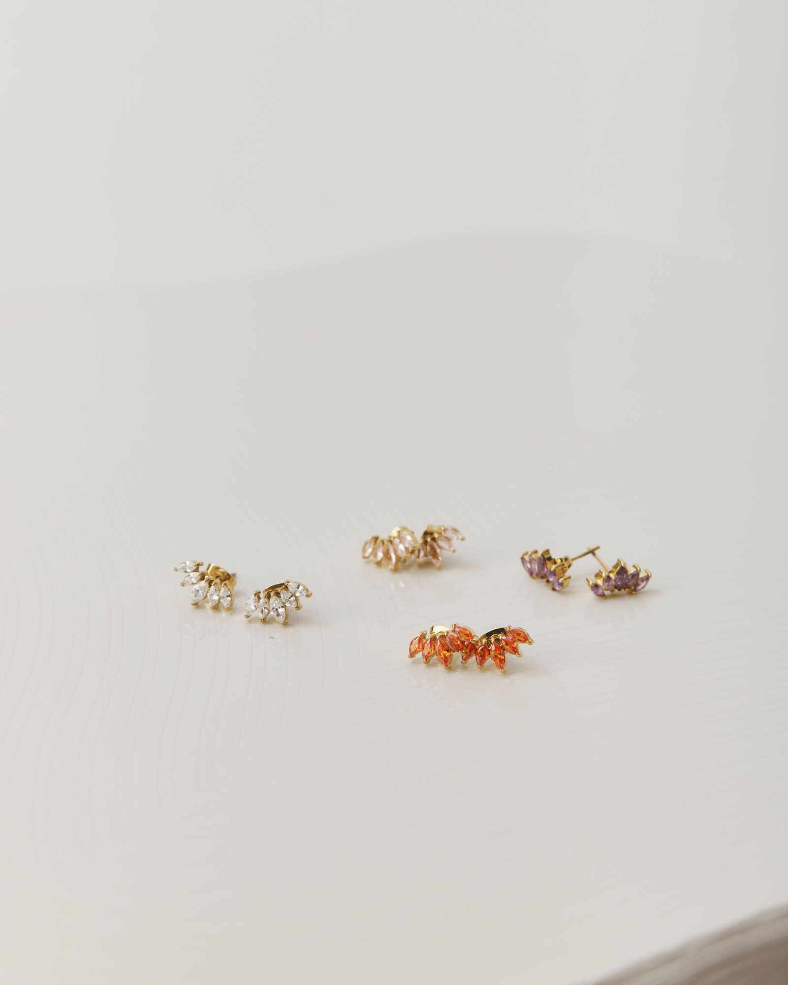 Grace Earrings -  Diamante