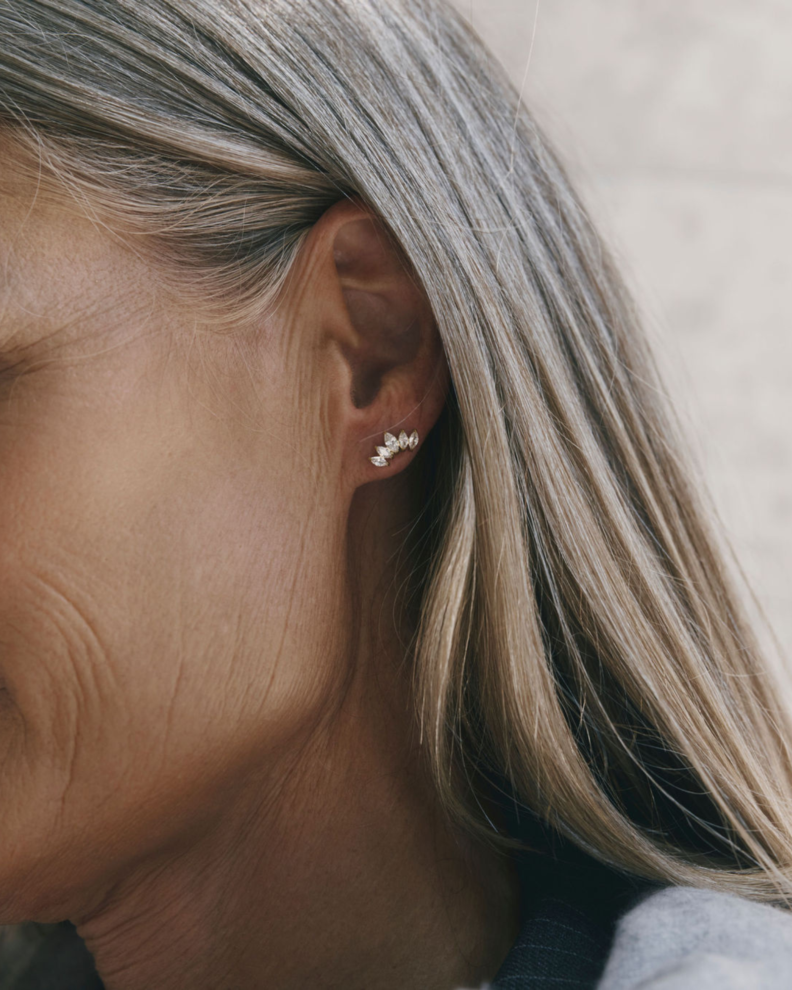 Grace Earrings -  Diamante