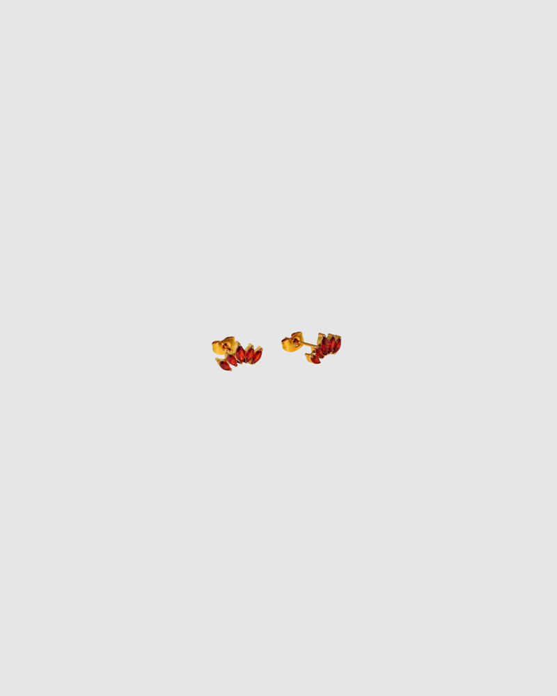 Grace Earrings -  Red