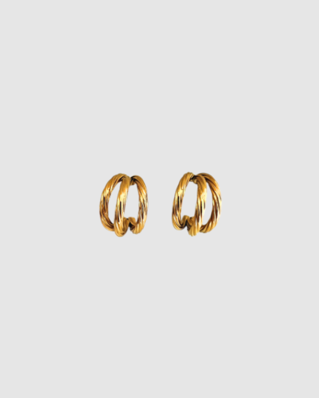 Hadley Earrings Large - Gold