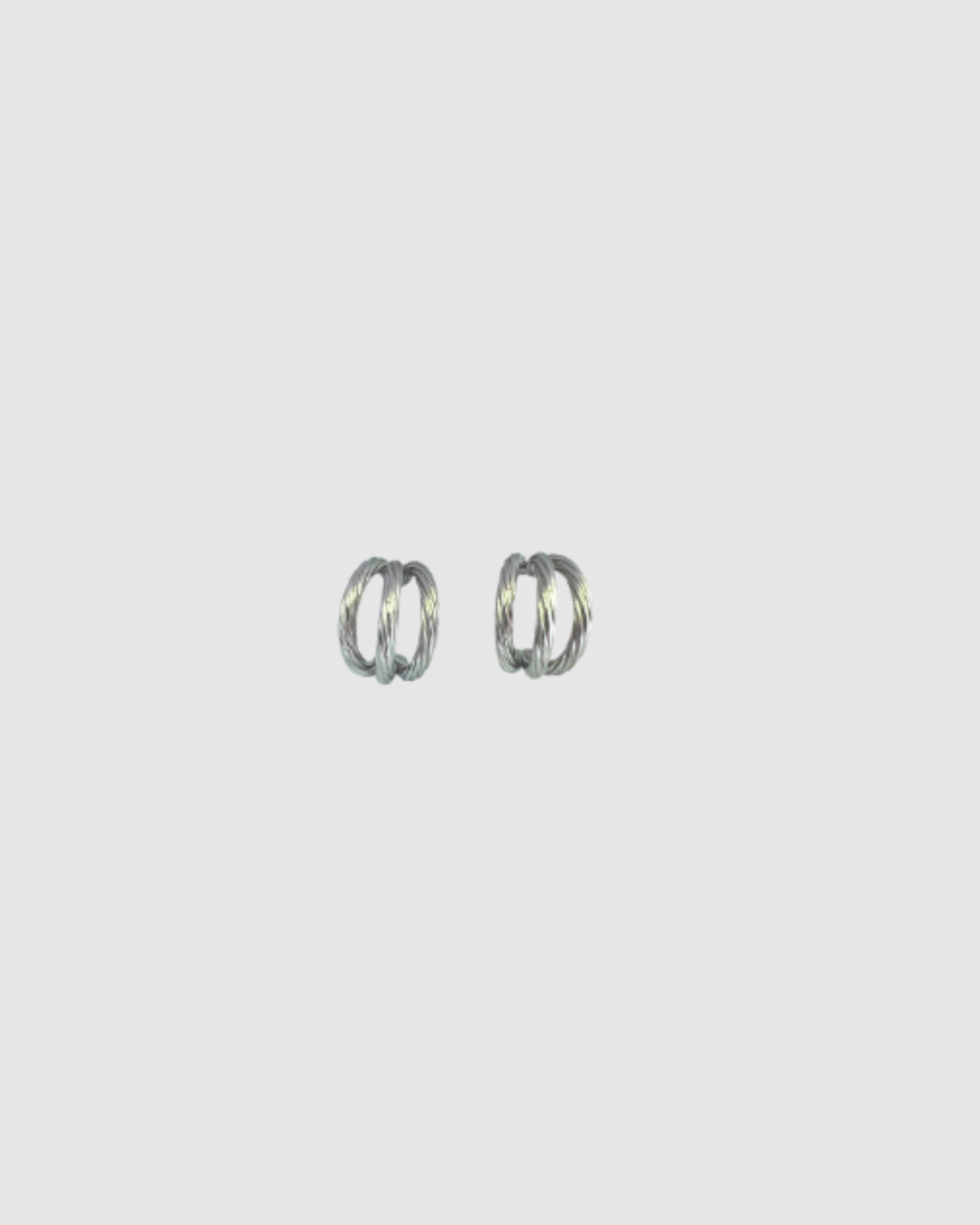 Hadley Earrings Small - Silver