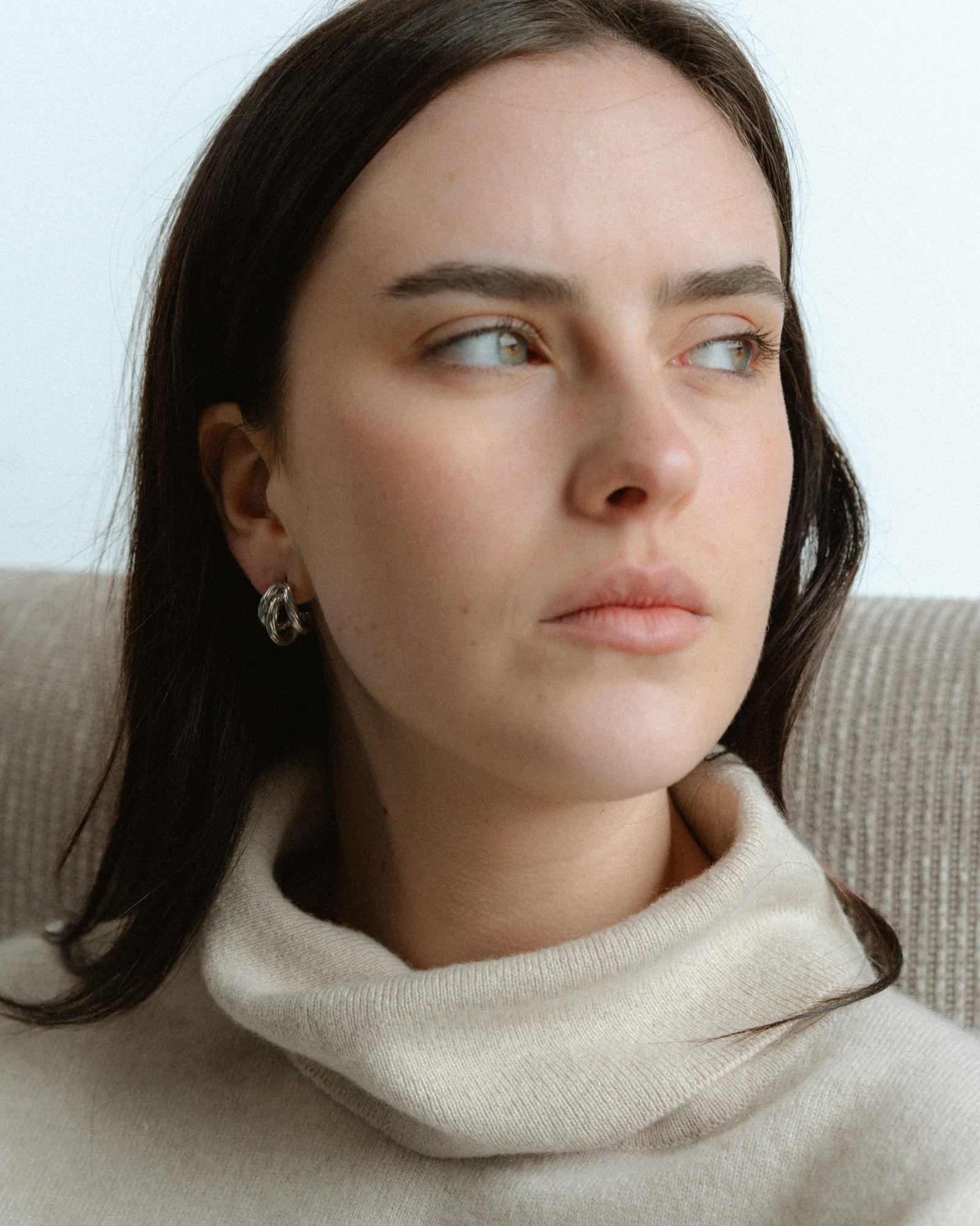 Hadley Earrings Small - Silver
