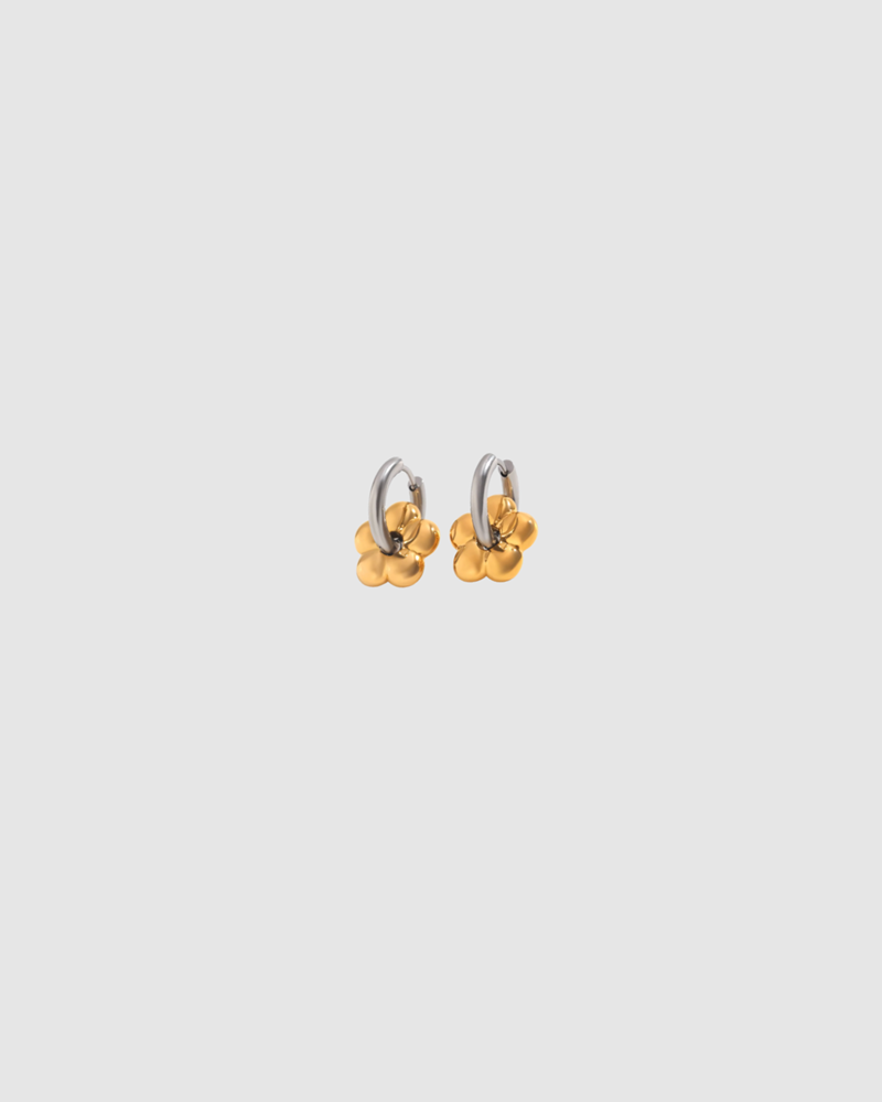 Iris Earrings -  Mixed Metals
