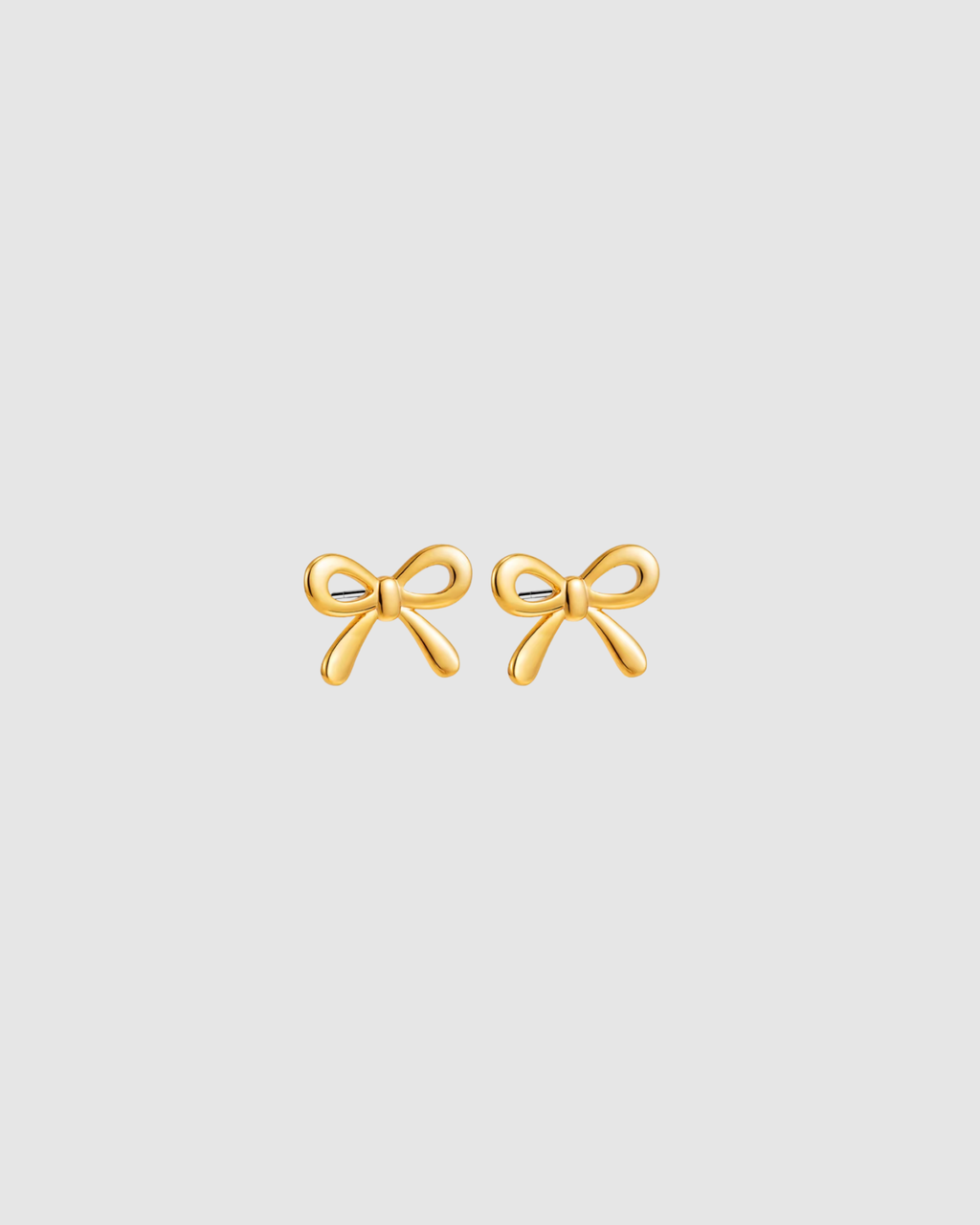 Mini Bow Earrings Small - Gold