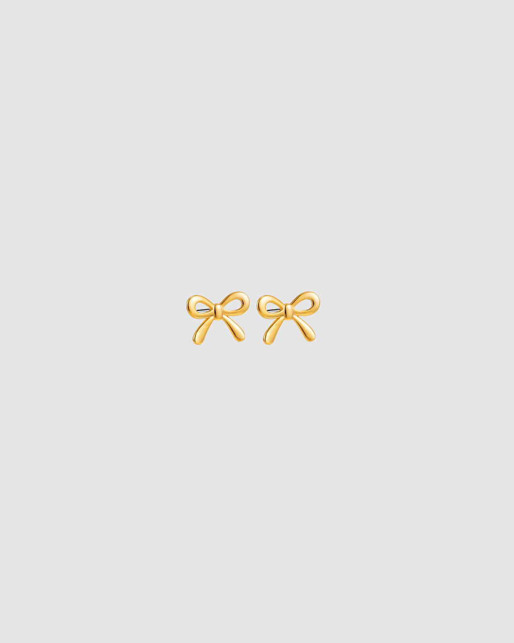 Mini Bow Earrings Extra Small - Gold