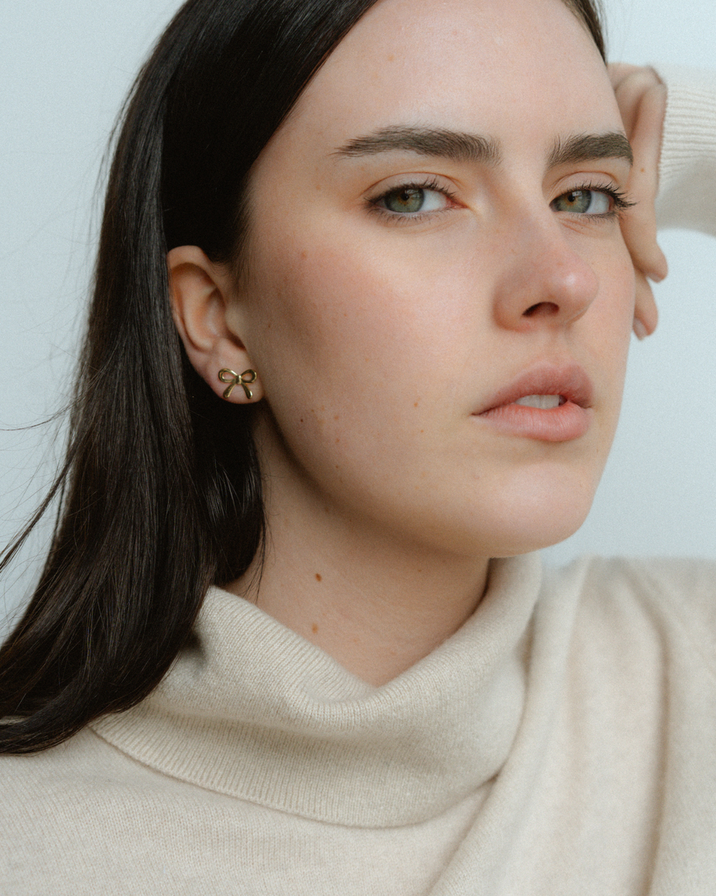 Mini Bow Earrings Small - Gold