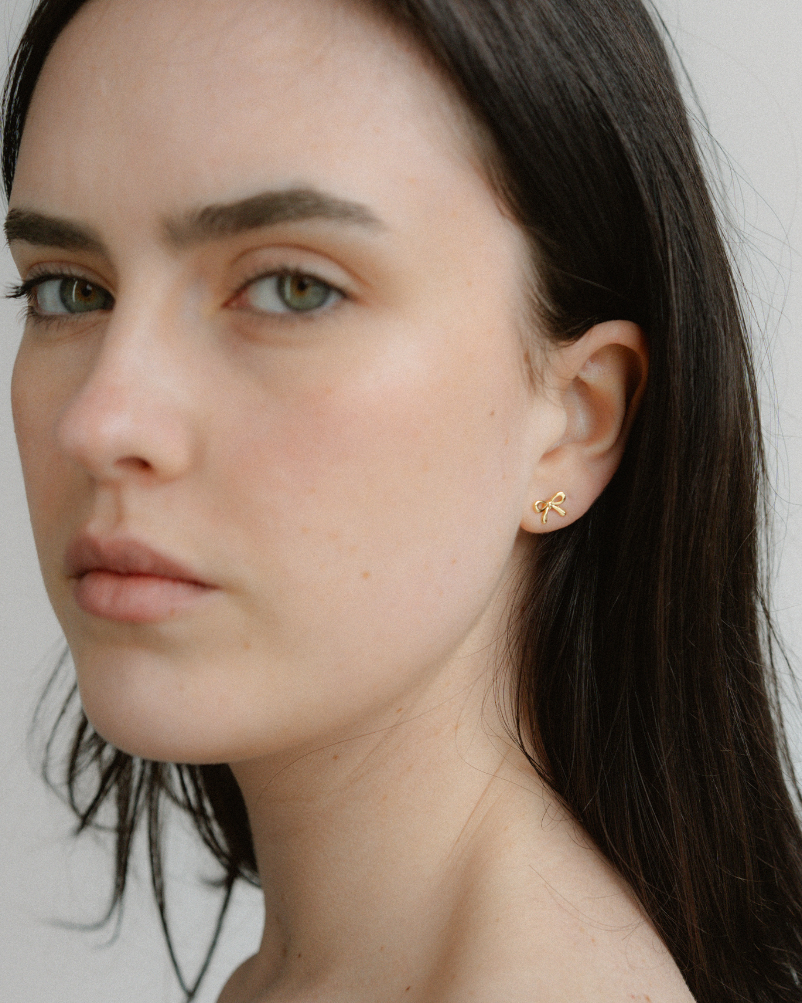 Mini Bow Earrings Extra Small - Gold