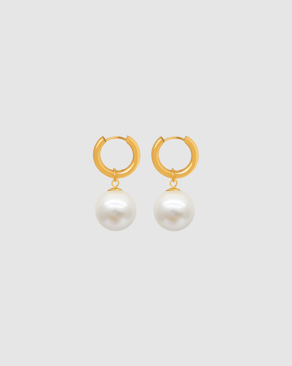 Orb Earrings - Pearl