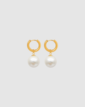 Orb Earrings - Pearl