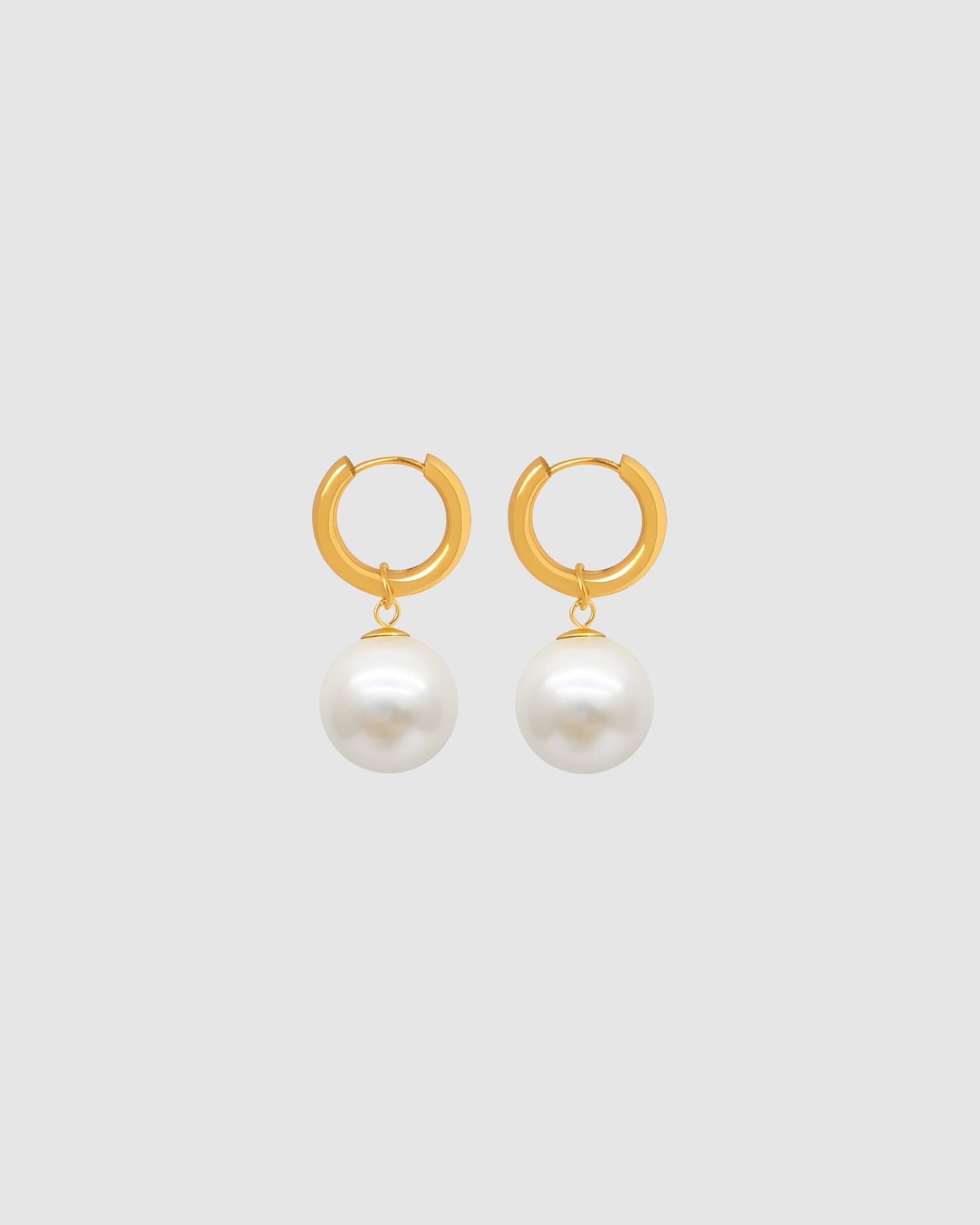 Orb Earrings - Pearl
