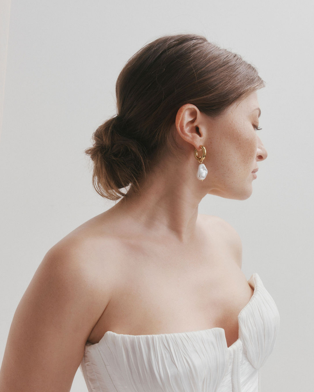 Pearl Earrings - Gold