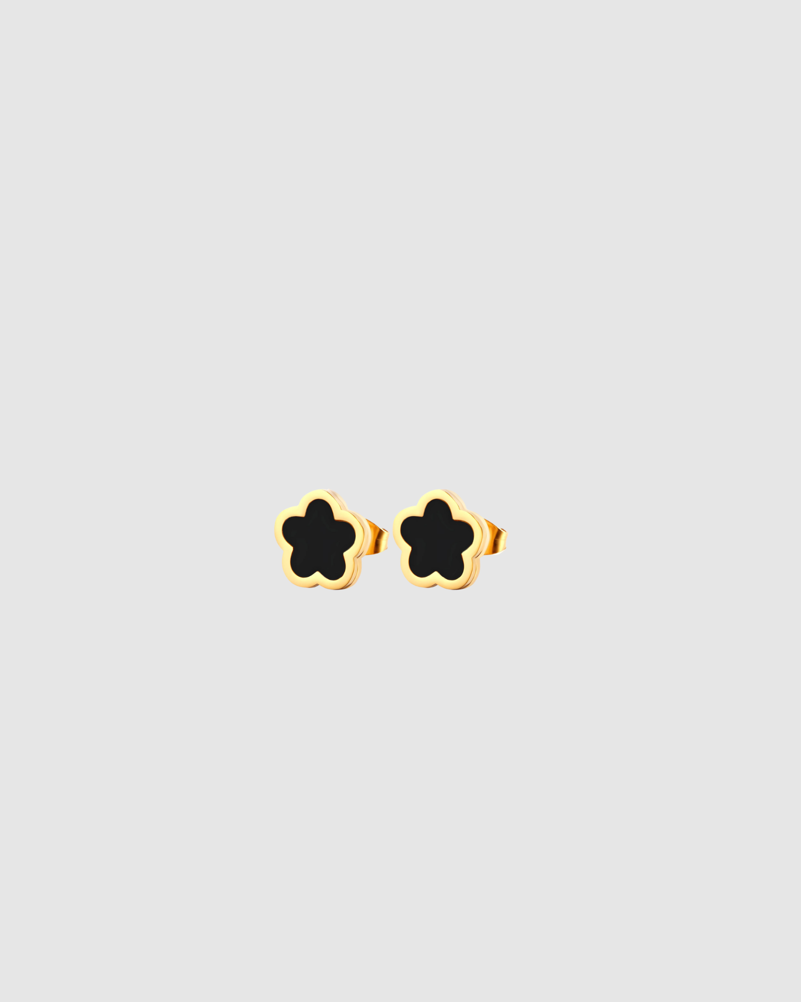 Poppy Studs- Black